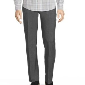 George Flat Front Suit Dress Pants Charcoal Gray 42 x 30